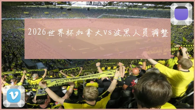 2026世界杯加拿大vs波黑人员调整